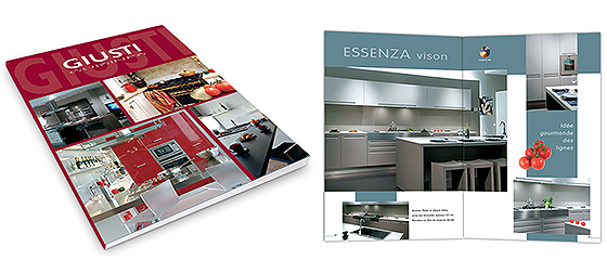 catalogue 36 pages pour les cuisines Giusti à Plan de Campagne