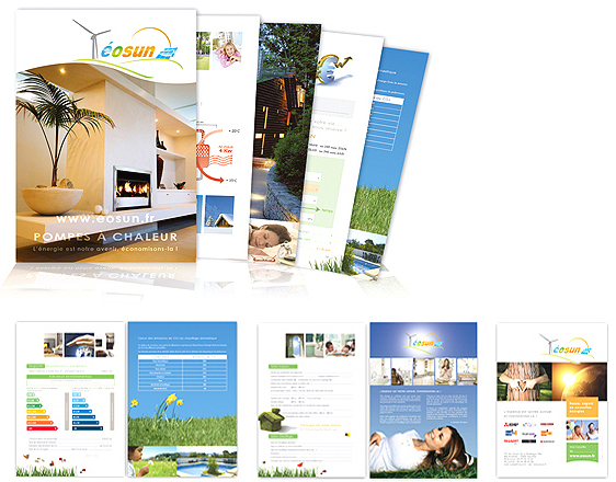brochure 16 pages pour entreprise d'énergies renouvelables d'aix-en-provence
