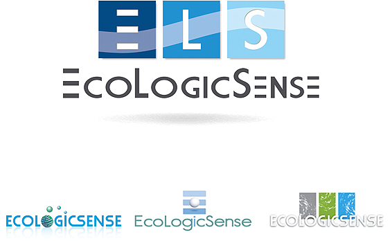 creation du logo ecologicsense, entreprise de technologie innovante à trets